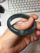 Load image into Gallery viewer, 55mm Certified Type A 100% Natural dark green/blue/gray/black Guatemala Jadeite bangle PJ141-1478
