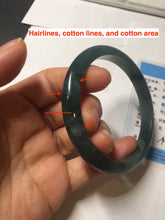Load image into Gallery viewer, 58.8mm Certified Type A 100% Natural dark green/blue/gray/black Guatemala Jadeite bangle PD217-2323
