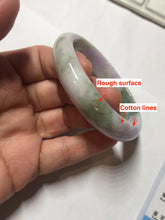 Load image into Gallery viewer, 52mm certified natural 100% natural Type A dark green sunny green brown purple oval jadeite jade bangle PB235-1093
