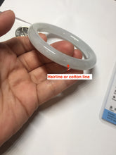 Load image into Gallery viewer, 54.2mm Certified Type A 100% Natural light green/purple/white round cut Jadeite bangle PD103-4905
