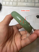 Load image into Gallery viewer, 55.5mm certified 100% Natural green/yellow super oily nephrite Jade bangle HE17-8450

