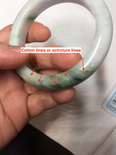 Load image into Gallery viewer, 53.7mm Certified 100% natural Type A Green &amp; Light Purple jadeite jade bangle PH243-0178
