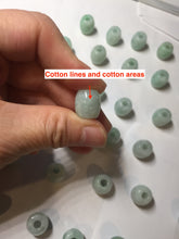 Load image into Gallery viewer, 13.5/12.5mm Type A 100% Natural light apple green/sunny green Jadeite Jade LuluTong (Every road is smooth) olive shape pendant group PA136
