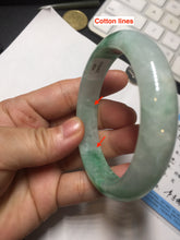 Load image into Gallery viewer, 54.3mm certified 100% natural Type A sunny green  jadeite jade bangle PB164-4654
