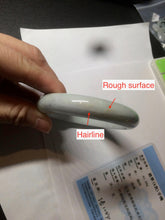 Load image into Gallery viewer, 58.4mm certified Type A 100% Natural light green white Jadeite Jade bangle AF90-2939
