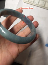 Load image into Gallery viewer, 62.2mm Certified Type A 100% Natural dark green/purple/blue/gray/black Guatemala Jadeite bangle AZ143-6427
