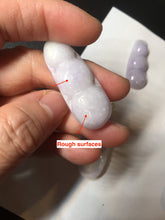 Load image into Gallery viewer, Type A 100% Natural white/green/purple Four Seasons Fortune Beans jadeite jade pendant group BK101

