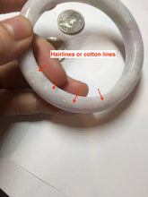 Load image into Gallery viewer, 60mm certified Type A 100% Natural light green red purple (Fu Lu Shou) Jadeite Jade bangle PC96-8467
