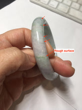 Load image into Gallery viewer, 57.5mm certified type A 100% Natural light  green/purple Jadeite jade bangle PA232-5118
