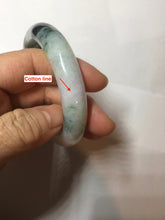 Load image into Gallery viewer, 56.2mm certified 100% natural type A dark green/purple/white jadeite jade bangle PF18-3423
