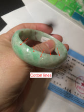 Load image into Gallery viewer, 50.5mm Certified Type A 100% Natural sunny apple green/brown oval Jadeite Jade bangle AZ134-1459
