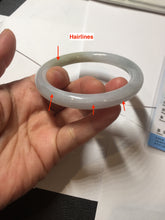 Load image into Gallery viewer, 55.2mm certified 100% natural Type A light green yellow purple round cut jadeite jade bangle PA235-9860
