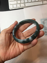 Load image into Gallery viewer, 60.6mm Certified Type A 100% Natural dark green/blue/gray/black Guatemala Jadeite bangle PB278-0712
