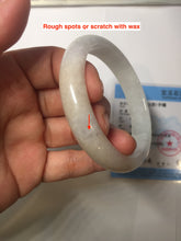 Load image into Gallery viewer, 57.5mm certified Type A 100% Natural light purple yellow brown Jadeite Jade bangle BS132-4014
