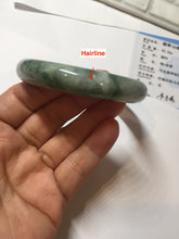 Load image into Gallery viewer, 56.5mm Certified 100% natural Type A light green/purple Whispers of the Spring Breeze jadeite jade bangle PH104-5441
