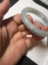 Load image into Gallery viewer, 54mm certified Type A 100% Natural light green white Jadeite Jade bangle BM67-0316
