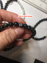 Load image into Gallery viewer, 7.3-8mm for size 56-70mm 100% natural white/black/blue/green/brown(Mocui) jadeite jade beads bracelet PB224
