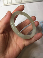 Load image into Gallery viewer, 53.6mm Certified 100% Natural icy watery Crystal Sugar Yellow White(黄冰糖) Nephrite Bangle HN156-9688
