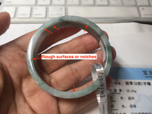 Load image into Gallery viewer, 50.7mm Certified type A 100% Natural green with green floating flowers Jadeite Jade square bangle PC37-0403
