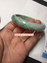 Load image into Gallery viewer, Shopify only. 56.5mm certified 100% natural type A dark green sunny green jadeite jade bangle BH82-8224
