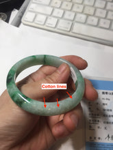Load image into Gallery viewer, 54mm certified 100% natural Type A sunny green jadeite jade bangle PB165-4664
