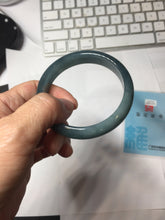 Load image into Gallery viewer, 55mm Certified Type A 100% Natural dark green/blue/gray/black Guatemala Jadeite bangle PJ141-1478
