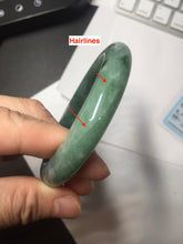 Load image into Gallery viewer, 56.7mm Certified Type A 100% Natural Woodland Green Jadeite Bangle AZ185-0428
