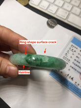 Load image into Gallery viewer, 54.3mm certified 100% natural Type A sunny green  jadeite jade bangle PB164-4654
