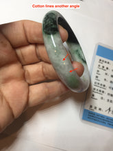 Load image into Gallery viewer, 53.2mm certificated Type A 100% Natural sunny green/brown/purple/black(FU LU SHOU, 福禄寿) Jadeite Jade bangle BG237-3302
