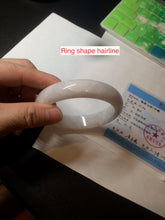 Load image into Gallery viewer, 61mm Certified type A 100%  Natural green/white/purple Jadeite bangle BH30-5425
