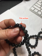 Load image into Gallery viewer, AllaboutjadeCanada.com only. 6.5-7.5mm 100% natural black/blue/green/brown(Wuji, Mocui) jadeite jade beads bracelet AK8 (Add on item, not sale individually. ) .
