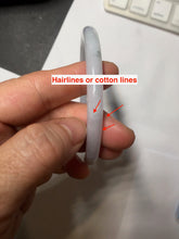 Load image into Gallery viewer, 60.5mm certified Type A 100% Natural light green light purple round cut Jadeite Jade bangle PH219-3209
