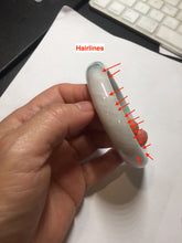 Load image into Gallery viewer, 60.5mm certified type A 100% Natural sunny green/purple chubby Jadeite jade bangle PH188-1255
