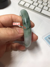 Load image into Gallery viewer, 53.7mm Certified 100% natural Type A Green &amp; Light Purple jadeite jade bangle PH243-0178
