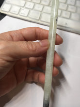Load image into Gallery viewer, 20cm 100% Natural black light yellow Xiu Jade (Serpentine) Hairpin AW55
