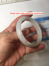 Load image into Gallery viewer, 55.5mm certified Type A 100% Natural light purple yellow brown Jadeite Jade bangle BS131-4026
