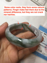 Load image into Gallery viewer, 54mm Certified Type A 100% Natural dark green purple(苏堤绕绿) Jadeite Jade bangle PC103-9161
