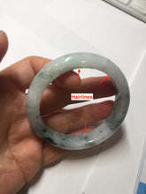 Load image into Gallery viewer, 52.5 mm Certified Type A 100% Natural green white Jadeite Jade bangle PA216-3889
