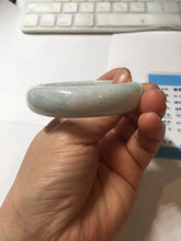 Load image into Gallery viewer, 51mm certified Type A 100% Natura light sunny green white purple Jadeite jade bangle PH160-4669

