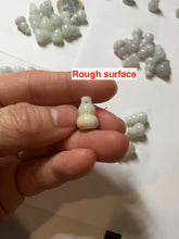 Load image into Gallery viewer, 100% natural type A 3D white/yellow/purple/brown Jadeite jade gourd ( 葫芦, 福禄) pendant PH108
