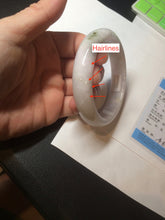 Load image into Gallery viewer, 61mm Certified type A 100%  Natural green/white/purple Jadeite bangle BH30-5425
