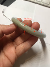 Load image into Gallery viewer, 55.2mm certified 100% natural Type A light green yellow purple round cut jadeite jade bangle PA235-9860
