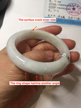 Load image into Gallery viewer, 53mm certified 100% natural Type A white/sunny green/red Jadeite jade bangle AE264-8013
