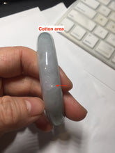 Load image into Gallery viewer, 57mm certified 100% natural Type A icy light green/purple jadeite jade bangle PE5-0306
