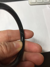 Load image into Gallery viewer, 51.5mm Certified Type A 100% Natural dark green/black/gray Guatemala slim round cut Jadeite bangle GL30-30-0452
