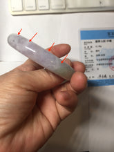 Load image into Gallery viewer, 49.7mm certified 100% natural Type A sunny green/purple jadeite jade bangle BH116-1950
