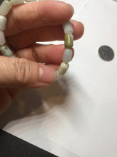 Load image into Gallery viewer, 9.9-10.5mm size 52-54mm 100% natural type A light green jadeite jade beads bracelet PC54
