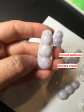 Load image into Gallery viewer, Type A 100% Natural white/green/purple Four Seasons Fortune Beans jadeite jade pendant group BK101
