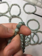 Load image into Gallery viewer, 7mm size 50-58mm 100% natural type A green/white/yellow/purple jadeite jade beads bracelet group PF78
