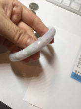 Load image into Gallery viewer, 60mm certified Type A 100% Natural light green purple Jadeite Jade bangle PC97-8466

